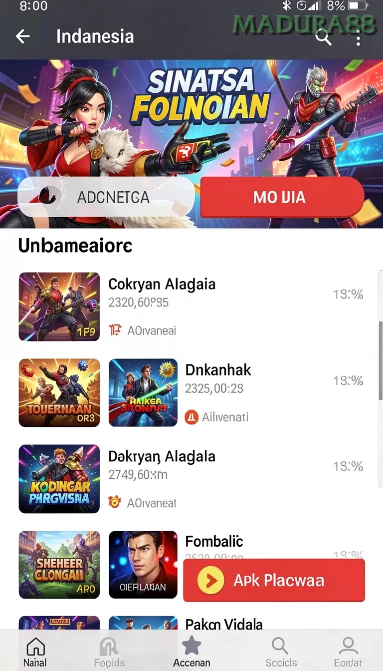 madura88 Tangkapan Layar Resmi APK